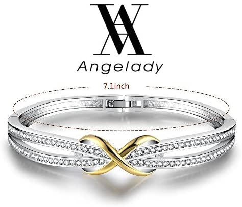 Angelady ❤ Cendrillon Classique Bracelet Argent pour Femmes (Article sur Amazon.fr)