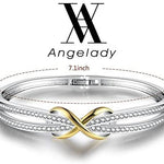 Angelady ❤ Cendrillon Classique Bracelet Argent pour Femmes (Article sur Amazon.fr)