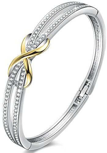 Angelady ❤ Cendrillon Classique Bracelet Argent pour Femmes (Article sur Amazon.fr)